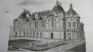 Le Palais des Beaux Arts de Lille en 1870