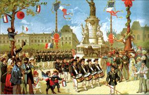 L'école de la République et ses "bataillons scolaires".