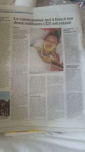 Nadia Chergui à l'hôpital