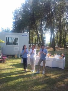 Estelle Gentilleau, Arielle Piazza et Fabien Robert
