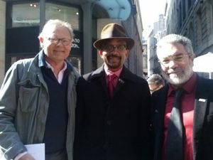 Ici Vincent Maurin avec Karfa Diallo en 2014