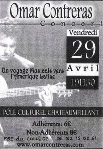 Omar Contreras : du Chili à Châteaumeillant en musique