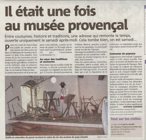 Encore 2 mois pour visiter le Musée Provençal