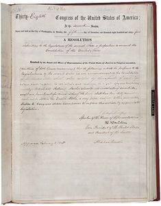 Le président Abraham LINCOLN