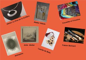 L'espace Artinazinc présente 7 artisans créateurs