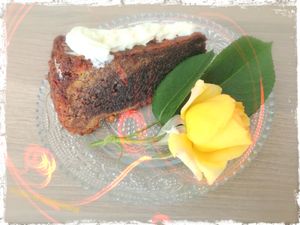 GÂTEAU PUR CHOCOLAT NOIR FOURRE NOIX DE COCO