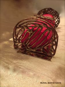 Bûche mousse de petit suisse fraise/ framboise