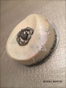 Bavarois chocolat blanc et fruits rouges