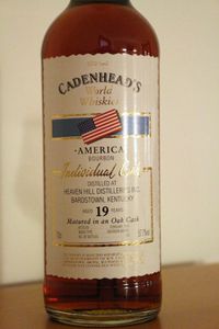 Heaven Hill 19 ans Cadenhead's World Whiskies, 57.7%