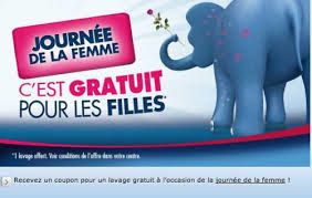 Un lavage auto gratuit pour les femmes