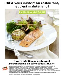IKEA vous invite au restaurant