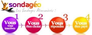 Sondagéo vous rémunère pour répondre à des sondages