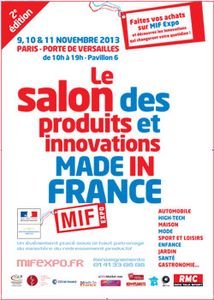 Invitation gratuite pour le Salon des produits et de l'Innovation Made in France