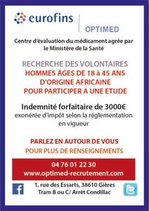 Participez à une étude médicale rémunérée