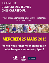 Journée de l'emploi des jeunes chez Carrefour
