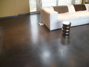 Le béton ciré, un revetement de sol design