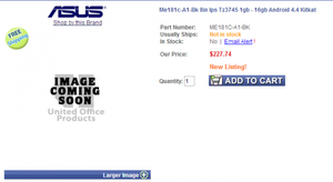 New tablet android from ASUS