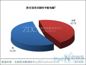 Tablet owning rate in China for IT practitioner