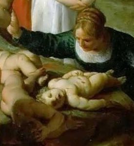 Un Avent en Peinture (12) Alessandro Turchi : Le massacre des innoncents