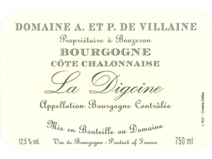 La Digoine 2010, Domaine A&P de Villaine