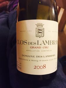 Clos des Lambrays 2008