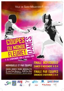 Coupe du Monde Fleuret dames à Saint-Maur les 7,8,9 novembre