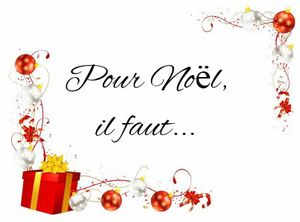 Sal : Pour Noël il faut...