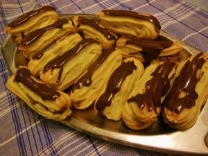 ECLAIRS chocolat ou vanille - Recette