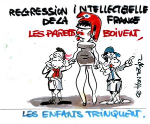 LA RÉGRESSION INTELLECTUELLE DE LA FRANCE