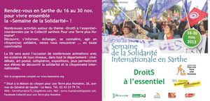 Semaines de la Solidarité Internationale