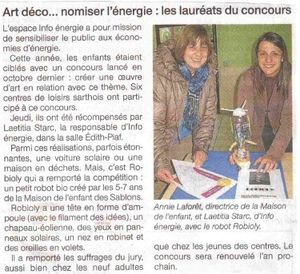 Concours Art Déco'nomiser l'énergie