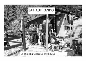 Sur les chemins de St André,le chalet de Gilou.