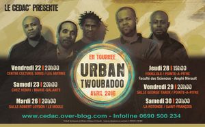 URBAN TWOUBADOO de retour en Guadeloupe