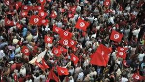Délégation du Front de gauche à Tunis