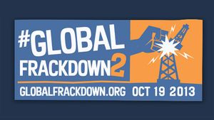 Journée internationale Global Frackdown le 19 octobre