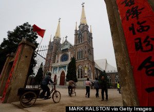 Une église illégale à Donglu, dans le Hebei.