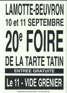 20ème Foire à la Tarte Tatin