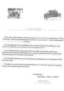 BALADE DU DIMANCHE 26 JUILLET