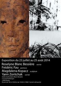 Exposition à Rodez du 23 juillet au 25 août 2014
