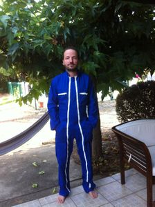 Combinaison "Bugatti" pour un des pilotes