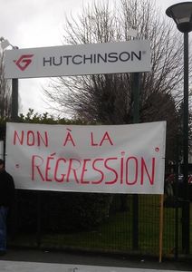 13 février nouveaux débrayages chez Hutchinson (Joint Français)