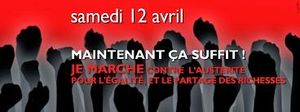 Ensemble à la marche du 12 avril 2014 contre l’austérité