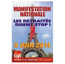 Pour l’augmentation des retraites manifestation nationale le 3 juin à Paris