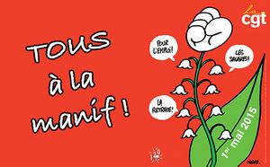 1er mai 2015 Unitaire, Solidaire, revendicatif 15h Place de la République