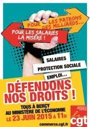 Retrait du projte de Loi Macron : La fédération du commerce, de la distribution et des services appelle à faire du 23 juin une grande journée de mobilisation,