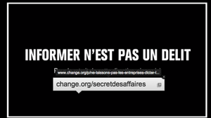 Signer la pétition :Ne laissons pas les entreprises dicter l'info