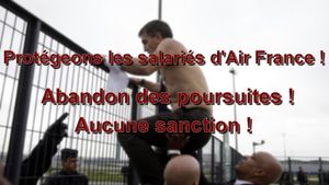 Signez la pétition : Levée immédiate des poursuites et des procédures disciplinaires à l’encontre des salariés d’Air France