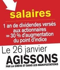26 Janvier tous en grève et à la manif : 14h à Montparnasse