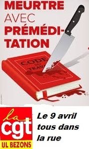 Refus de la loi EL KHOMRI Samedi 9 avril manifestation 14h place de la république