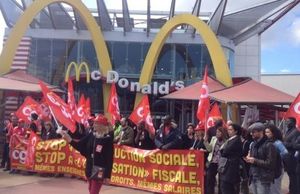 Samedi 30 avril :Solidarité avec Les « Mac Do » en lutte à Saint Brice sous Forêt